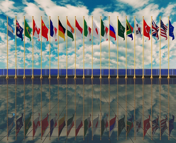 banderas de los pa�ses del g20